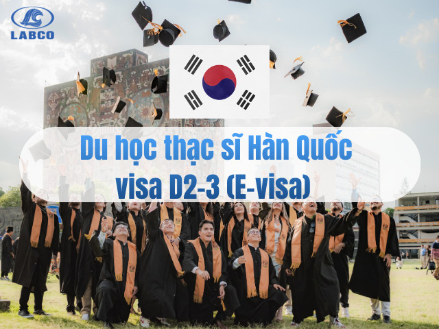 Du học thạc sĩ H&agrave;n Quốc visa D2-3 (E-visa)