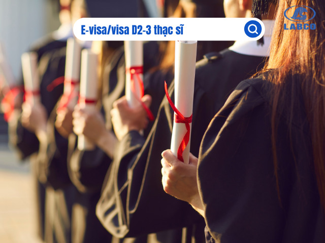 E-visa/visa D2-3 thạc sĩ