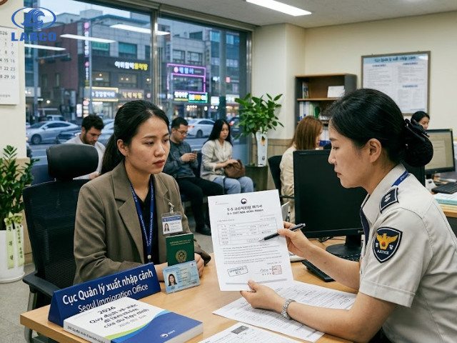 Du học sinh đăng ký giấy phép làm thêm tại cục xuất nhập cảnh