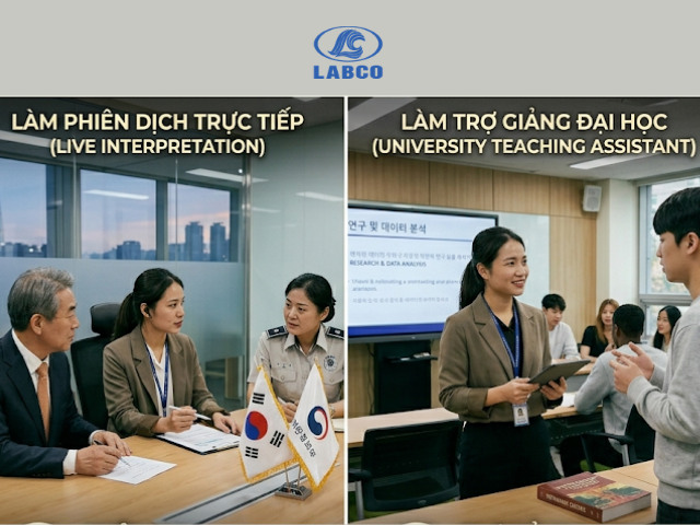 Công việc làm thêm cho du học sinh Hàn Quốc