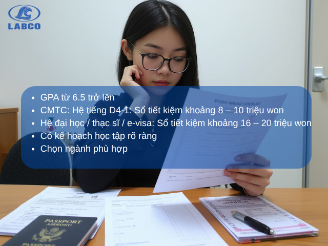 Điều kiện du học Hàn Quốc